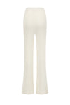 SWAYING/KNIT chenille three-dimensional striped trousers SW23AW3B57 white